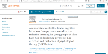 Schizophrenia Research